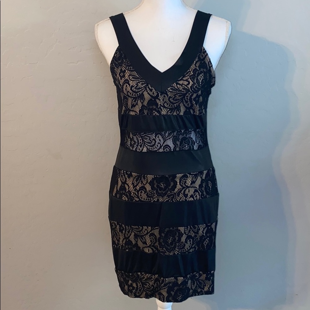 2b bebe lace bandage dress